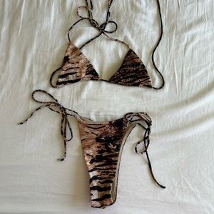 Lioness bikini set-tiger print